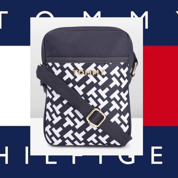 TOMMY HILFIGER — Blue Logo Crossbody Bag - Picture 5 of 5